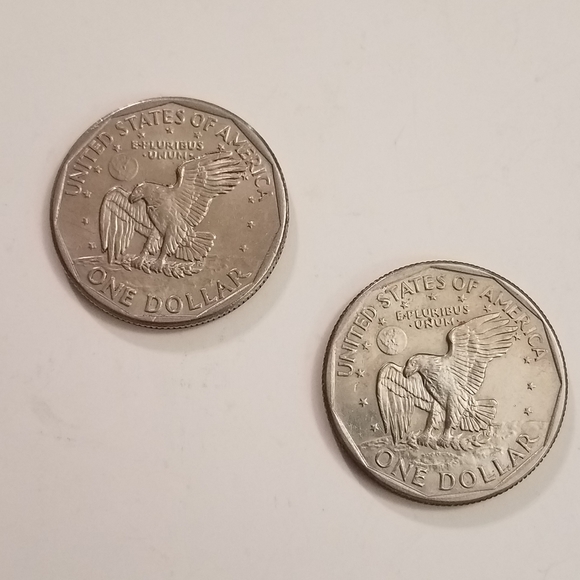 Susan B Anthony One Dollar Coins 2008 D - Picture 2 of 10